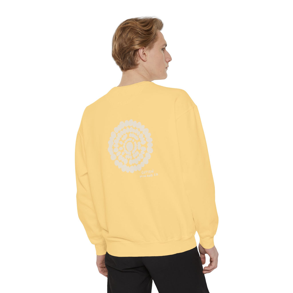 Cozy Unisex Garment-Dyed Sweatshirt with Spiraled Design - Perfect for Relaxation and Everyday Style (10478049329311)