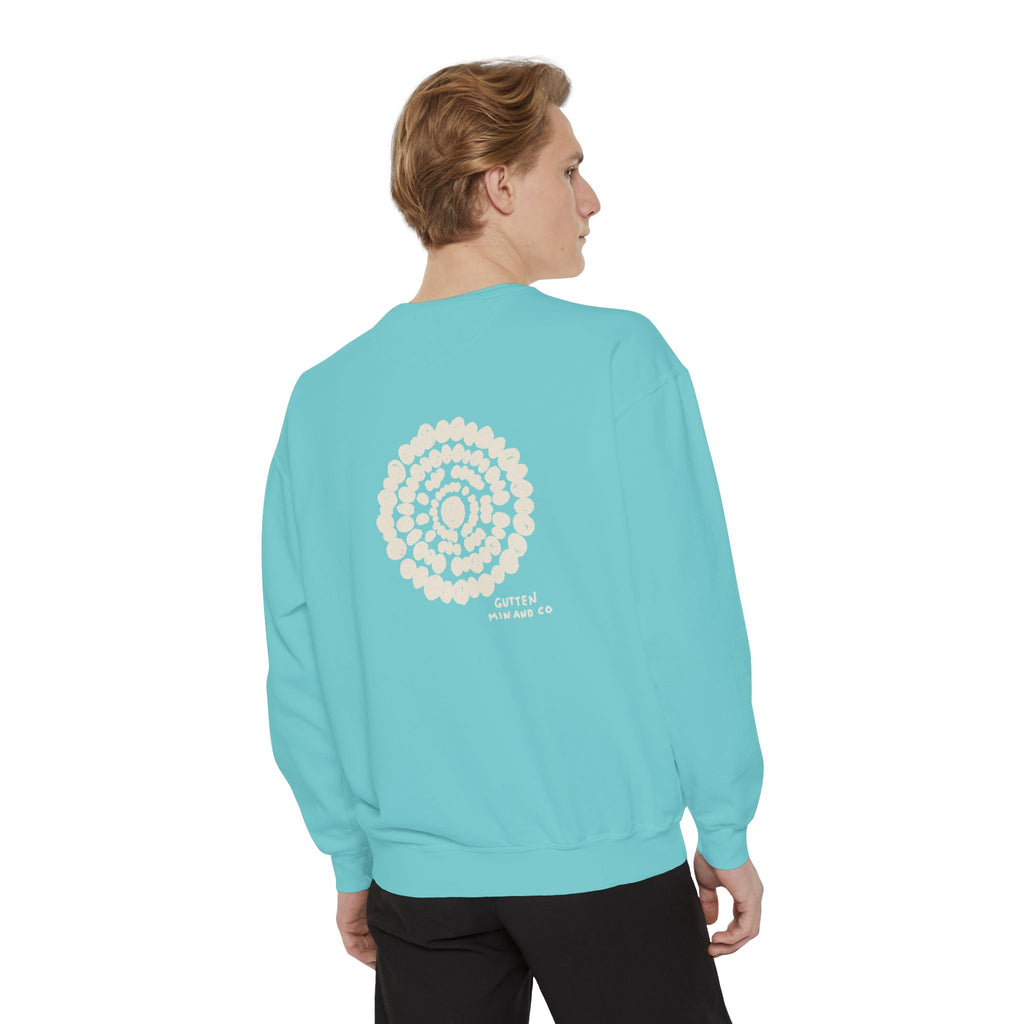 Cozy Unisex Garment-Dyed Sweatshirt with Spiraled Design - Perfect for Relaxation and Everyday Style (10478049329311)