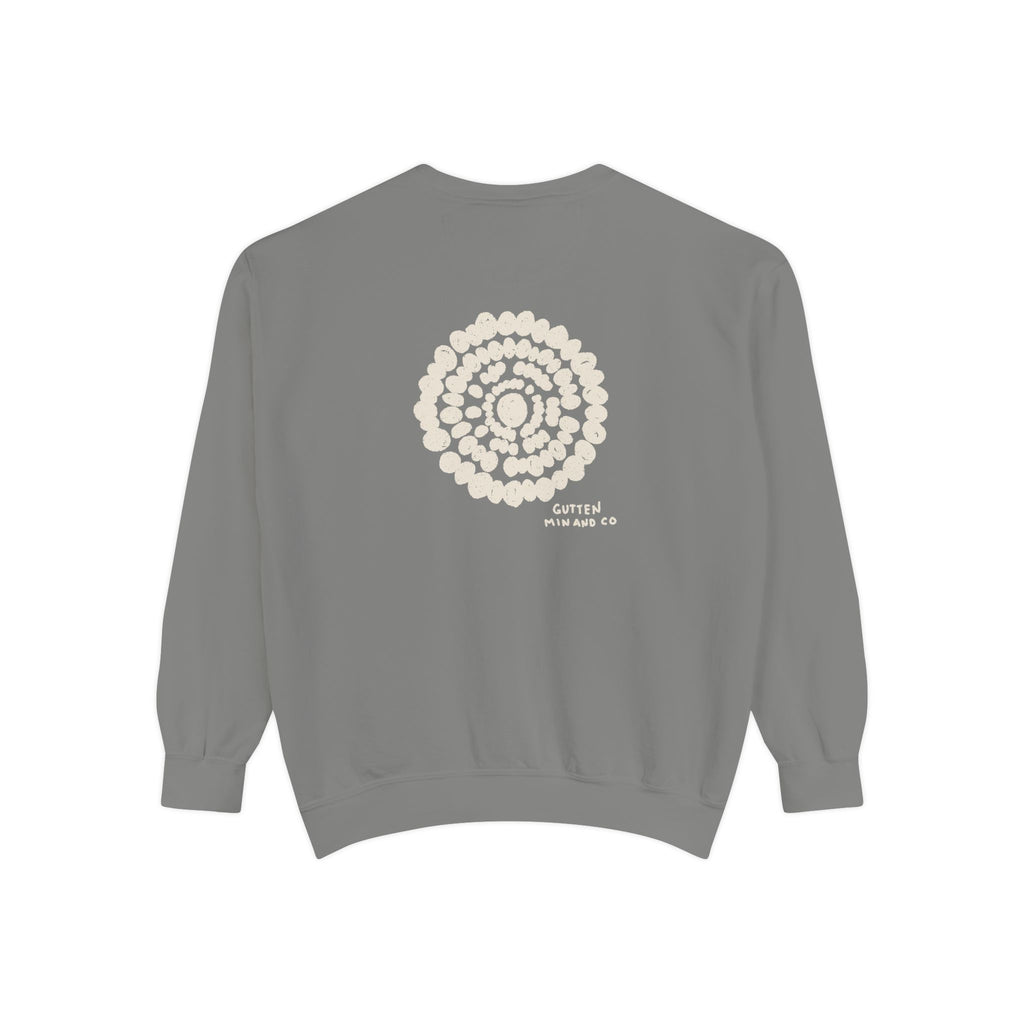 Cozy Unisex Garment-Dyed Sweatshirt with Spiraled Design - Perfect for Relaxation and Everyday Style (10478049329311)