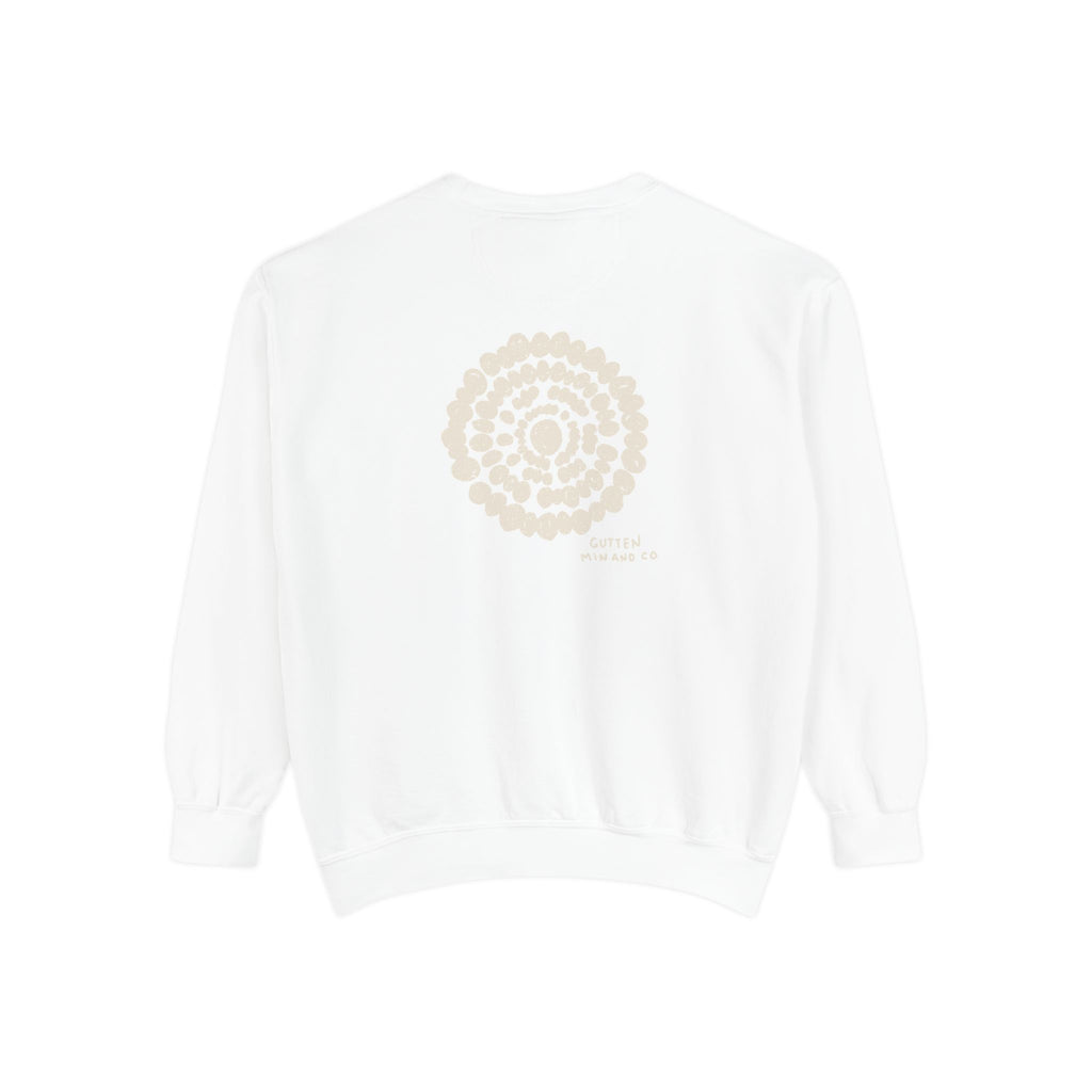 Cozy Unisex Garment-Dyed Sweatshirt with Spiraled Design - Perfect for Relaxation and Everyday Style (10478049329311)