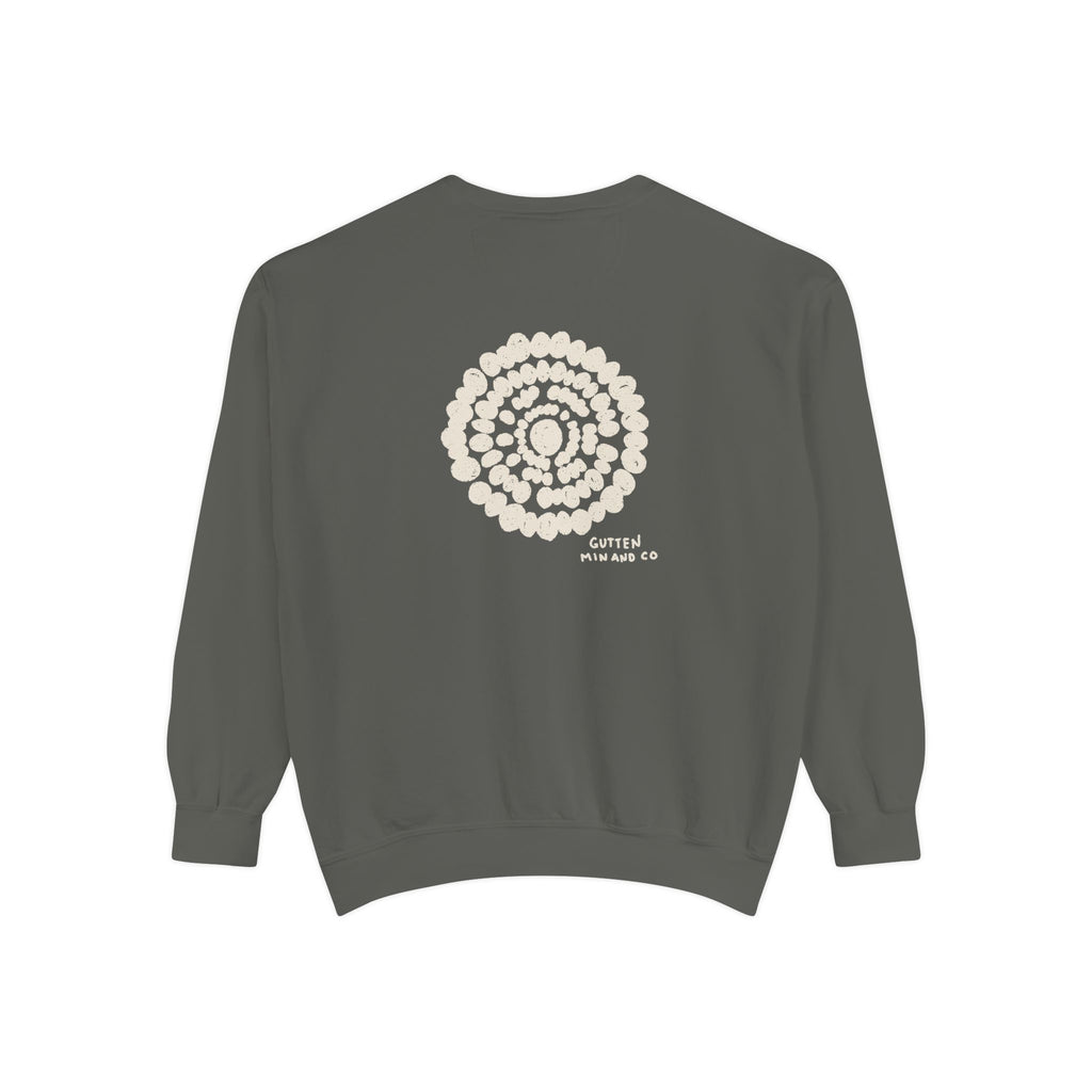 Cozy Unisex Garment-Dyed Sweatshirt with Spiraled Design - Perfect for Relaxation and Everyday Style (10478049329311)