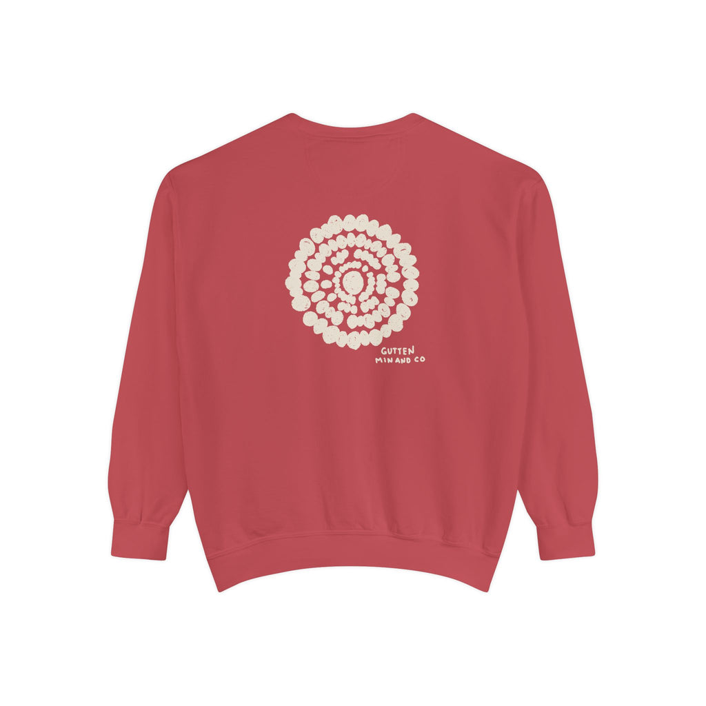 Cozy Unisex Garment-Dyed Sweatshirt with Spiraled Design - Perfect for Relaxation and Everyday Style (10478049329311)